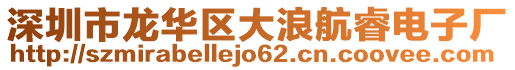 深圳市龍華區(qū)大浪航睿電子廠