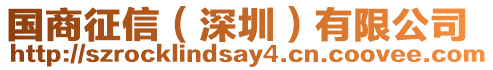 國(guó)商征信（深圳）有限公司