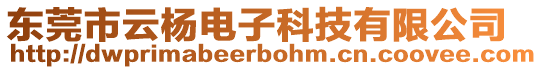 東莞市云楊電子科技有限公司