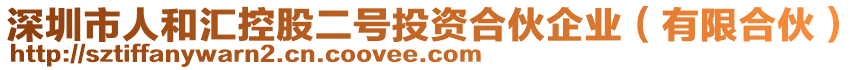深圳市人和匯控股二號投資合伙企業(yè)(有限合伙)