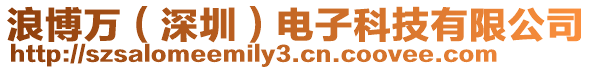 浪博萬（深圳）電子科技有限公司