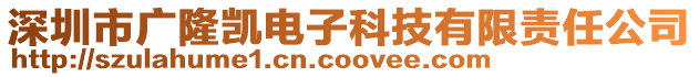 深圳市廣隆凱電子科技有限責(zé)任公司