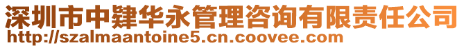 深圳市中肄華永管理咨詢有限責任公司