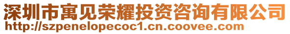 深圳市寓見榮耀投資咨詢有限公司