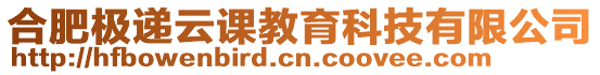 合肥極遞云課教育科技有限公司