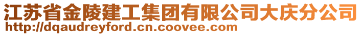 江蘇省金陵建工集團有限公司大慶分公司