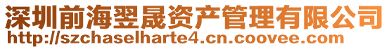 深圳前海翌晟資產(chǎn)管理有限公司