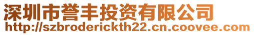 深圳市譽(yù)豐投資有限公司