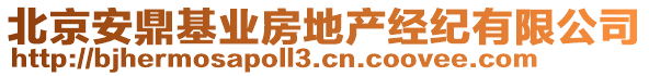 北京安鼎基業房地產經紀有限公司