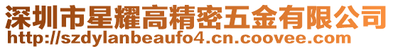 深圳市星耀高精密五金有限公司