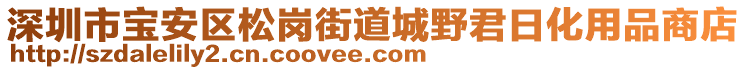 深圳市寶安區(qū)松崗街道城野君日化用品商店