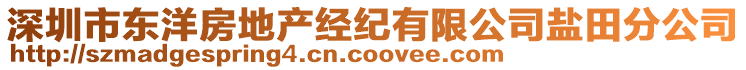 深圳市東洋房地產(chǎn)經(jīng)紀(jì)有限公司鹽田分公司