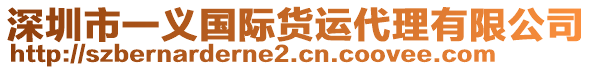 深圳市一義國際貨運(yùn)代理有限公司