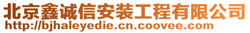 北京鑫誠信安裝工程有限公司