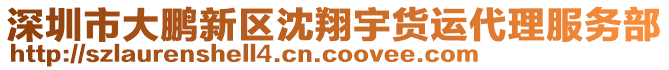 深圳市大鵬新區(qū)沈翔宇貨運(yùn)代理服務(wù)部