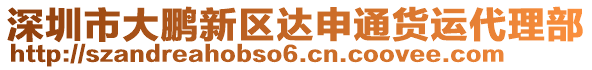 深圳市大鵬新區(qū)達申通貨運代理部