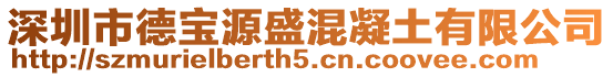 深圳市德寶源盛混凝土有限公司