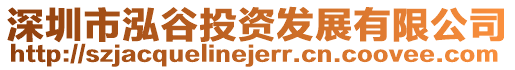 深圳市泓谷投資發展有限公司