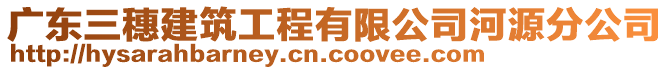 廣東三穗建筑工程有限公司河源分公司