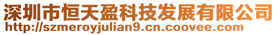 深圳市恒天盈科技發(fā)展有限公司