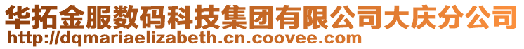 華拓金服數碼科技集團有限公司大慶分公司