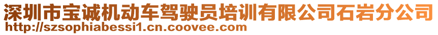深圳市寶誠機動車駕駛員培訓有限公司石巖分公司