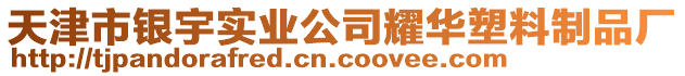 天津市銀宇實業(yè)公司耀華塑料制品廠