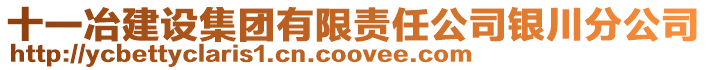 十一冶建設(shè)集團(tuán)有限責(zé)任公司銀川分公司