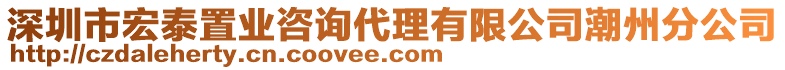 深圳市宏泰置業(yè)咨詢代理有限公司潮州分公司