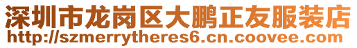 深圳市龍崗區大鵬正友服裝店