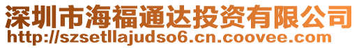 深圳市海福通達(dá)投資有限公司