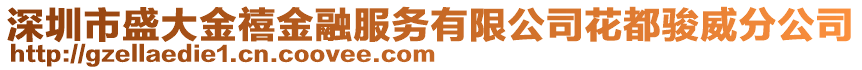 深圳市盛大金禧金融服務(wù)有限公司花都駿威分公司