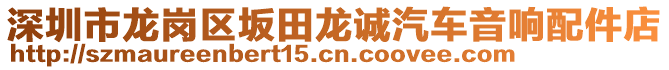深圳市龍崗區坂田龍誠汽車音響配件店