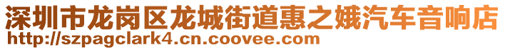 深圳市龍崗區(qū)龍城街道惠之娥汽車音響店