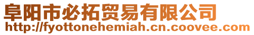 阜陽市必拓貿易有限公司