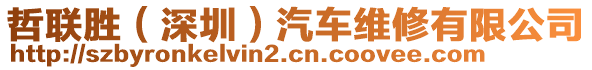 哲聯勝(深圳)汽車維修有限公司