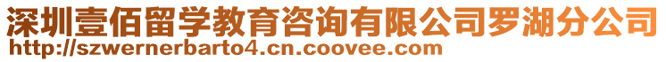 深圳壹佰留學教育咨詢有限公司羅湖分公司