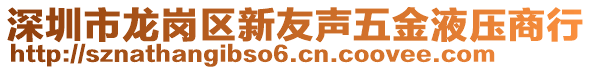 深圳市龍崗區新友聲五金液壓商行
