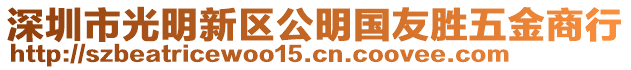 深圳市光明新區公明國友勝五金商行
