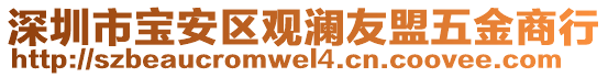 深圳市寶安區觀瀾友盟五金商行
