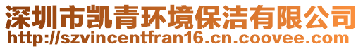 深圳市凱青環(huán)境保潔有限公司