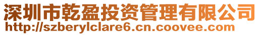 深圳市乾盈投資管理有限公司