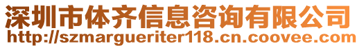 深圳市體齊信息咨詢有限公司