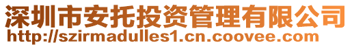 深圳市安托投資管理有限公司