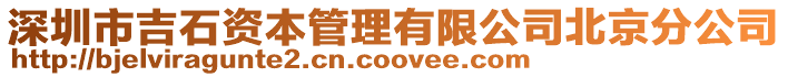 深圳市吉石資本管理有限公司北京分公司
