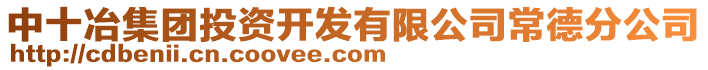 中十冶集團(tuán)投資開發(fā)有限公司常德分公司