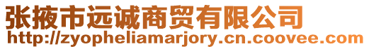 張掖市遠誠商貿(mào)有限公司