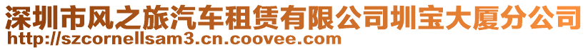 深圳市風(fēng)之旅汽車租賃有限公司圳寶大廈分公司