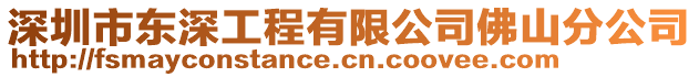 深圳市東深工程有限公司佛山分公司