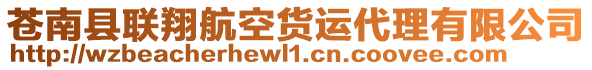 蒼南縣聯(lián)翔航空貨運代理有限公司
